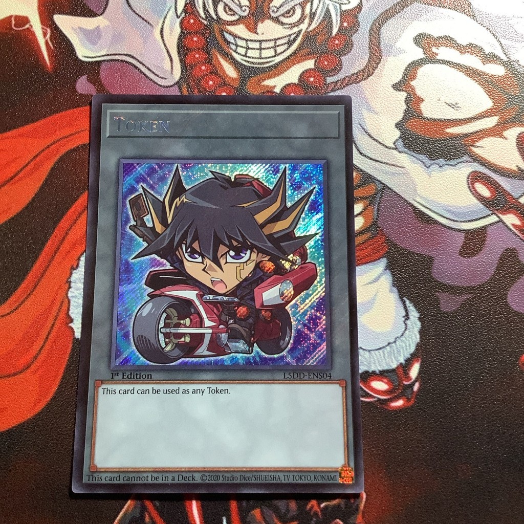 Secret Rare [ Dưa Hấu Yugioh ] Lá bài thẻ "Yusei" Token - Tặng bọc nhựa bảo quản