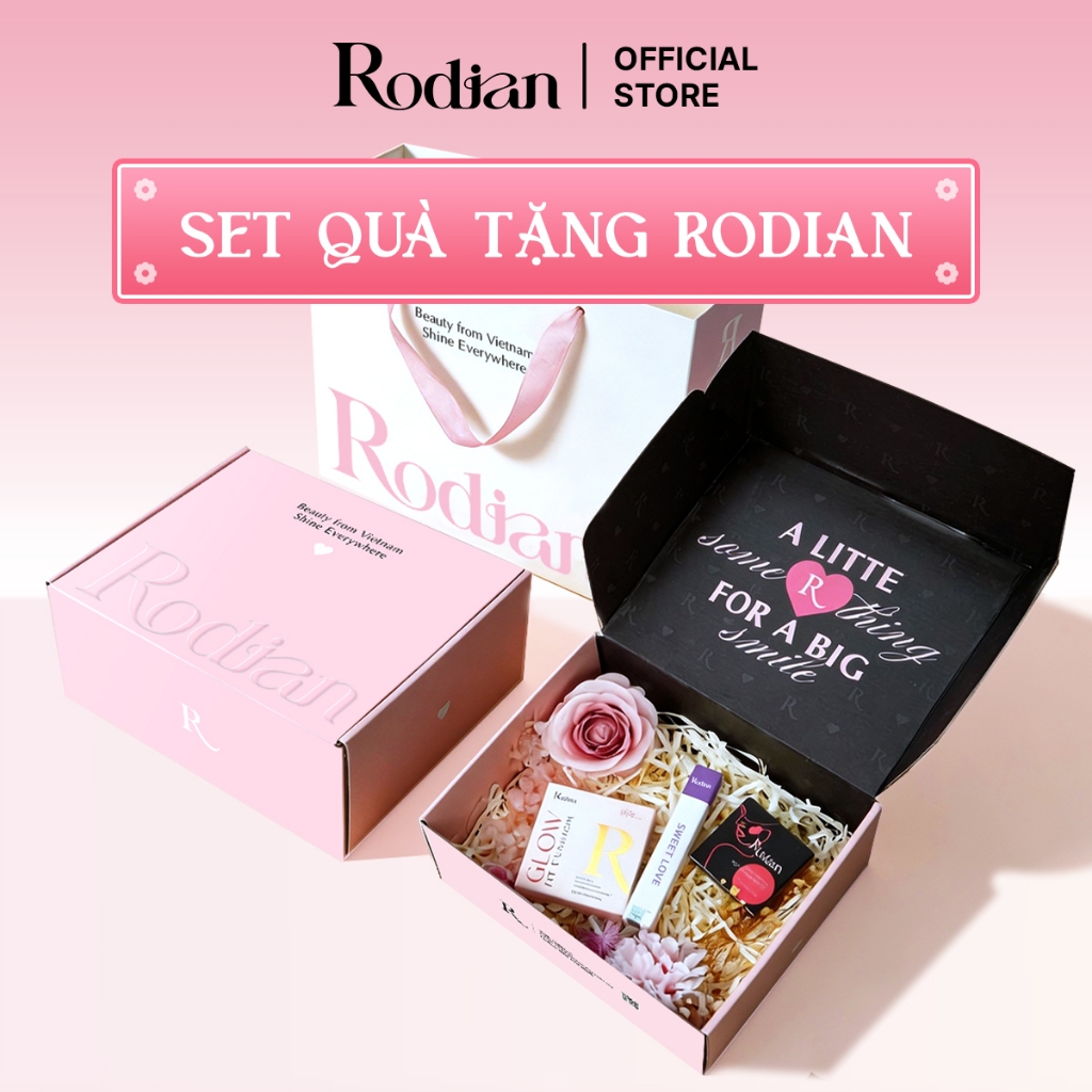 [Set Quà Tặng Rodian] Phấn nước + Nước Hoa + Phấn Má Hồng Rodian