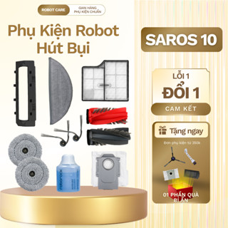 Phụ kiện robot hút bụi lau nhà Saros 10 - Phụ kiện Roborock Saros 10 - Chổi chính, túi rác, khăn lau