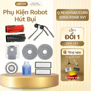 Phụ kiện robot Roborock Qrevo 5AE/ Qrevo CurV/ Qrevo Edge/ Qrevo Edge 5V1 - Túi rác, chổi, màng lọc hepa
