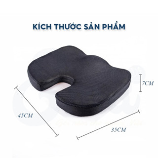 Đệm Chữ U Cao Su Non Tỷ Trọng Cao Vỏ Lưới Thoáng Khí | Nệm Ngồi Ghế Văn Phòng, Ghế Làm Việc