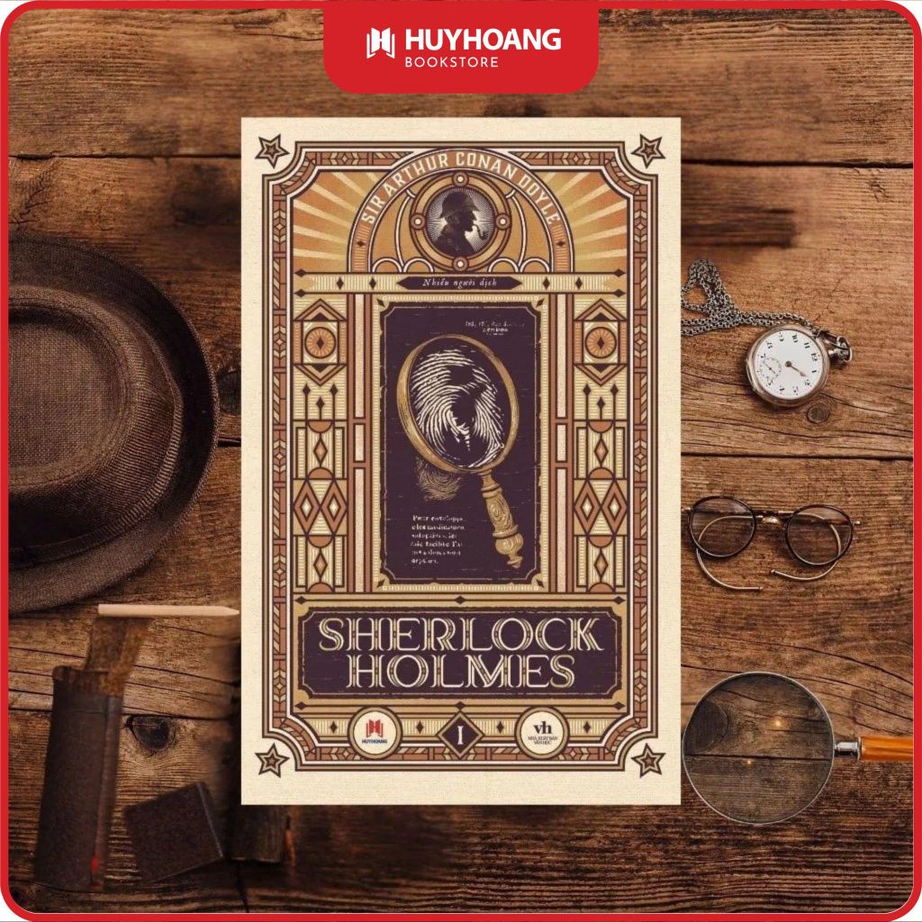 Sách Sherlock Holmes Tập 1, sách trinh thám phá án kinh điển của Arthur Conan Doyle, Huy Hoàng book