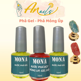 Combo nước phá gel, phá móng úp Mona Nails