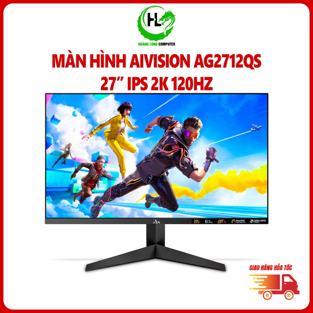 Màn Hình VSP AiVision AG2712QS 27 Inch 2K 120Hz IPS 1ms Mới Bảo Hành 24 Tháng - Hàng Chính Hãng