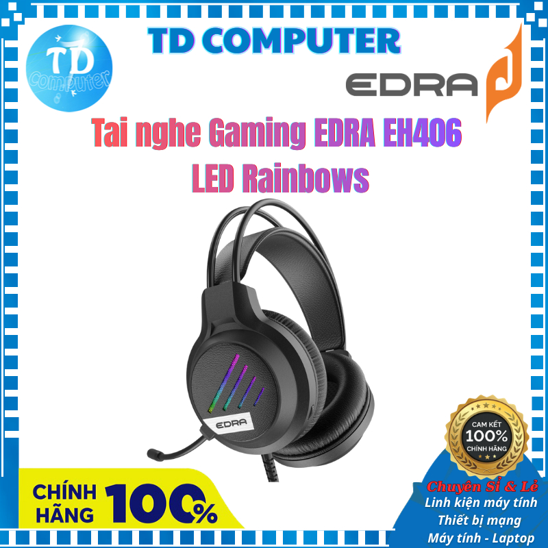 Tai nghe Gaming EDRA EH406 LED Rainbows - Hàng chính hãng