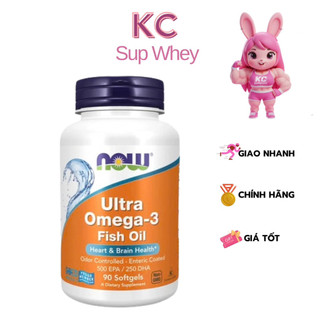 Dầu cá Now Ultra Omega-3 hỗ trợ sức khỏe tim mạch,thị lực và não bộ