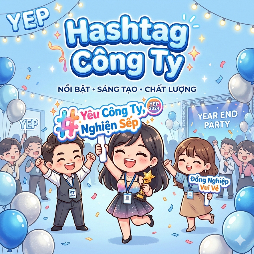 Hashtag Cầm Tay Công Ty, Doanh Nghiệp.