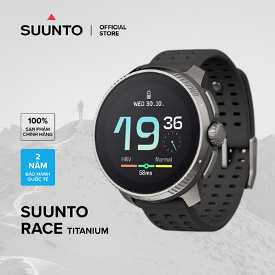 Đồng hồ thể thao thông minh Suunto Race viền Titanium, Offline Map, pin lên đến 26 ngày, Gps đa tầng - Bảo hành 2 năm