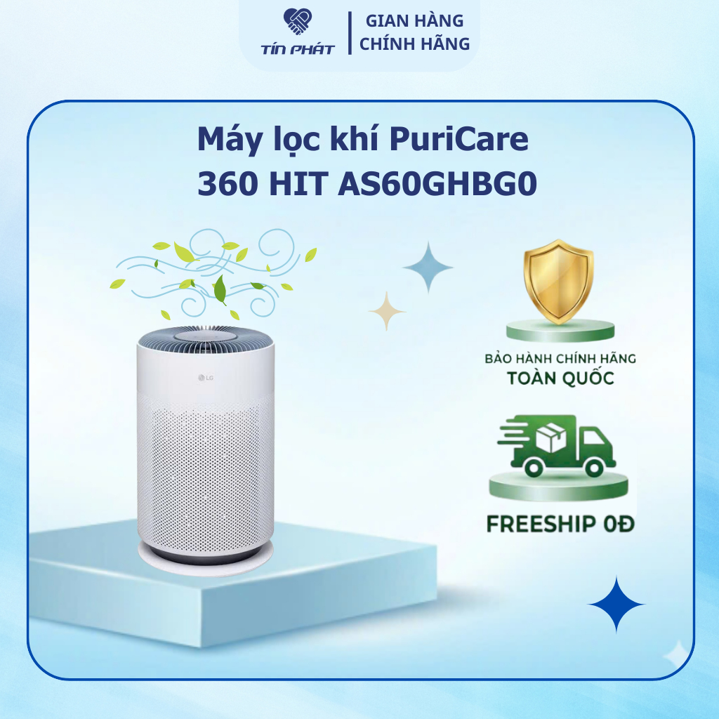 Máy lọc không khí LG Puricare 360 Hit AS60GHBG0