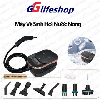 Máy vệ sinh hơi nước nóng 220V Công Suất 2500W/1500W loại bỏ vết bẩn lâu ngày, máy làm sạch hơi nước di động