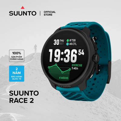 Đồng hồ thể thao Suunto Race 2 viền Thép 49mm - Offline Map, Gps Đa Tầng, Màn Amoled, Pin lên đến 16 ngày - Bh 2 Năm