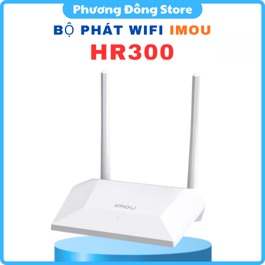 THIẾT BỊ PHÁT WIFI IMOU HR300 - TỐC ĐỘ LÊN ĐẾN 300MBPS, ĐÈN LED THÔNG BÁO, HỖ TRỢ CÀI ĐẶT LỊCH