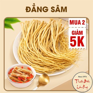 Đẳng sâm 100g, đảng sâm khô, sợi to, vàng, pha trà, sắc nước, tốt cho sức khỏe - Lãn Ông