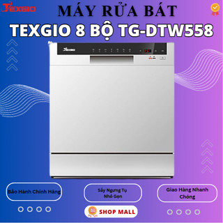 Máy rửa bát Texgio 8 Bộ TG-DTW558