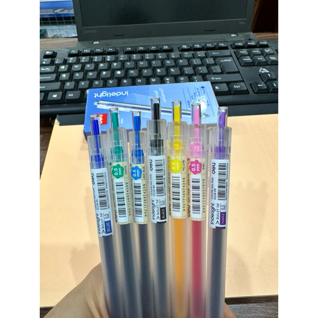 Hộp 12 bút gel Deli G118