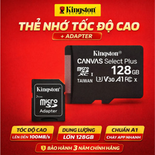 Thẻ nhớ tốc độ siêu cao Kingston 100MB / s UHS-I Class 10 Thẻ Micro SD / TF 16GB 32GB 64GB 128GB  Đầu ra an toàn Tư
