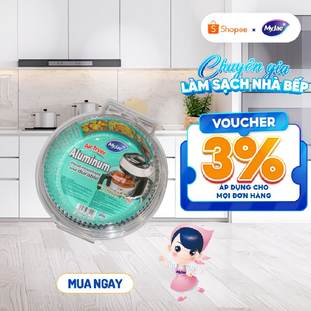 Giấy bạc MyJae lót nồi chiên không dầu