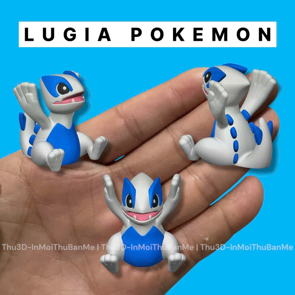 Lugia Pokemon | Mô hình đồ chơi 3D & Móc khoá | Bộ sưu tập Pokemon