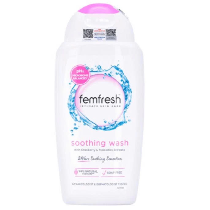 Dung dịch vệ sinh Femfresh 250ml - Màu HỒNG dành cho người viêm nhiễm