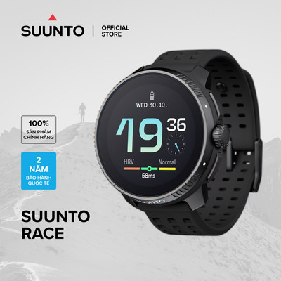 Đồng hồ thể thao thông minh Suunto Race viền thép, 49mm,Offline map, pin lên đến 26 ngày, GPS đa tầng - Bảo hành 2 năm