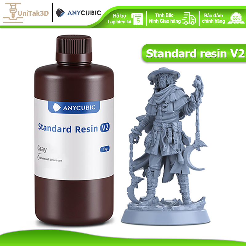 ANYCUBIC Resin in 3D 1KG Standard resin V2  for all Resin 3D printer SRV