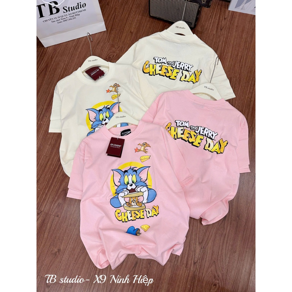 Áo Thun In Hình Tom and Jerry TB • Melanie Boutique