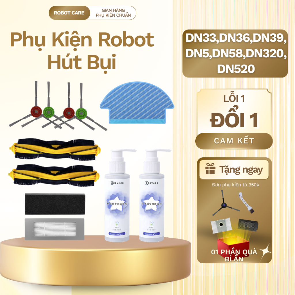 Phụ kiện robot hút bụi DN33 DN36 DN55 DN58 DN320 DN520 - Phụ kiện robot DN33 DN36 DN55 DN58 DN320 DN