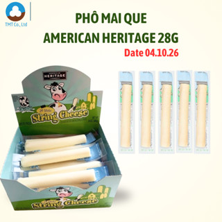 Phô Mai Que AMERICAN HERITAGE 28g/que, nhập khẩu Mỹ Date 04.10.26