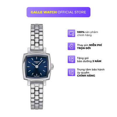 Đồng hồ Nữ TISSOT T-Lady Lovely Square T058.109 dây thép đeo tay kính Sapphire cao cấp chính hãng