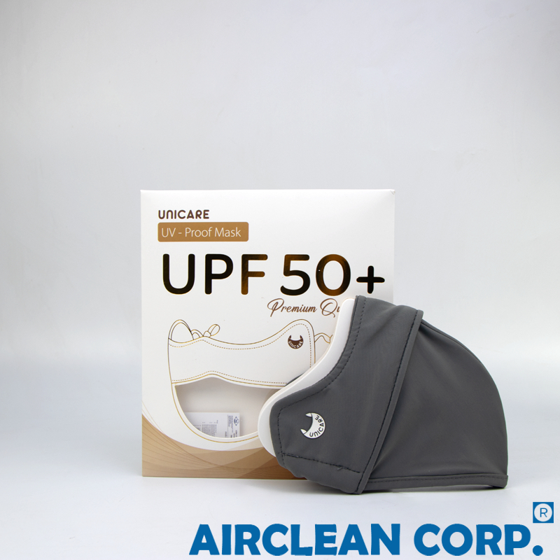 Khẩu Trang UV UNICARE PROOF MASK Màu Ghi Chống Tia UV , Bảo Vệ Da Khỏi Tia UV