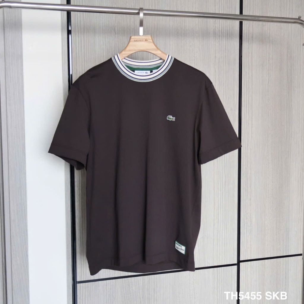 [US] Áo Thun Viền Cổ Made In France Dáng Regular Fit Chất Liệu Cotton Jersey TH5455 SKB