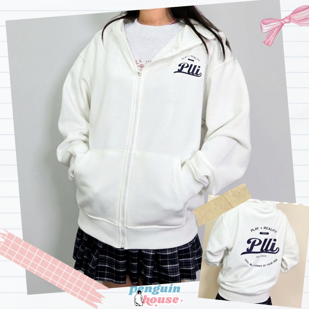 Áo khoác hoodie zip Plli - Sản phẩm của Penguin House