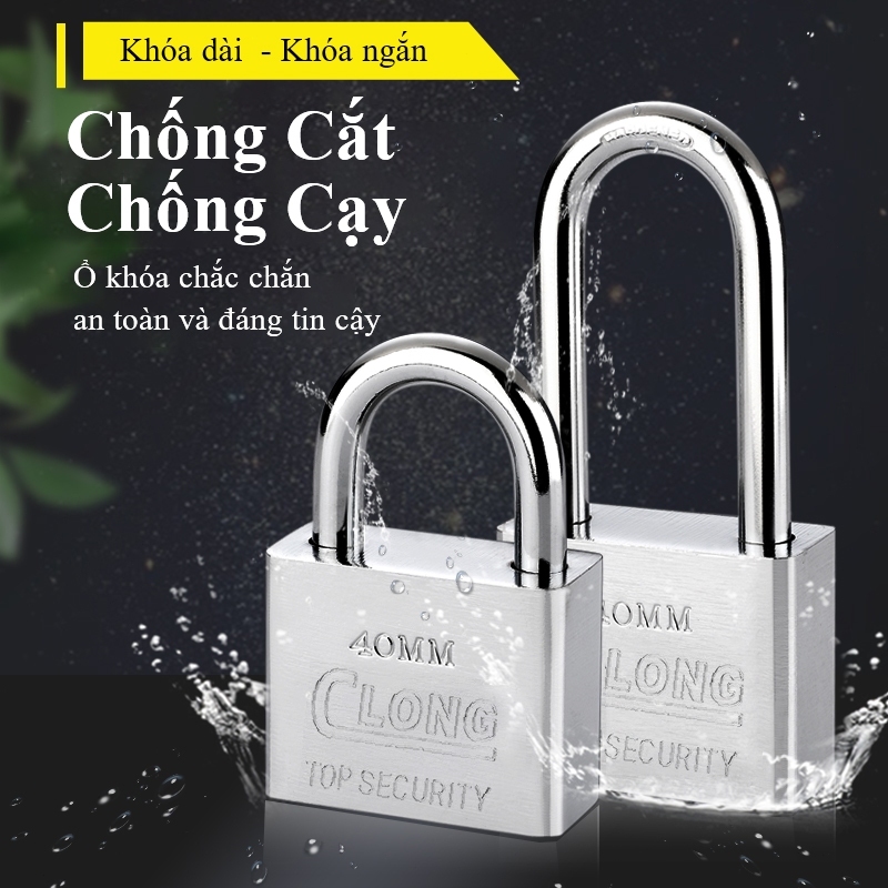 Ổ khóa thép không gỉ BESTPOOL Ổ khóa Inox khóa cửa nhà khóa vali du lịch chống trộm chống cạy chống cắt chống cưa