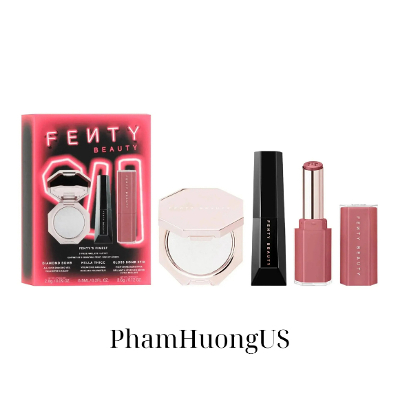 Set Fenty's Beauty Finest Face, Eye + Lip Kit