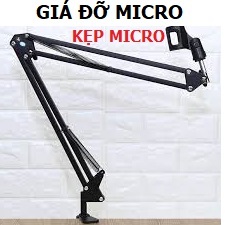 Kẹp mic Thu Âm Live stream, Giá đỡ Mic chắc chắn