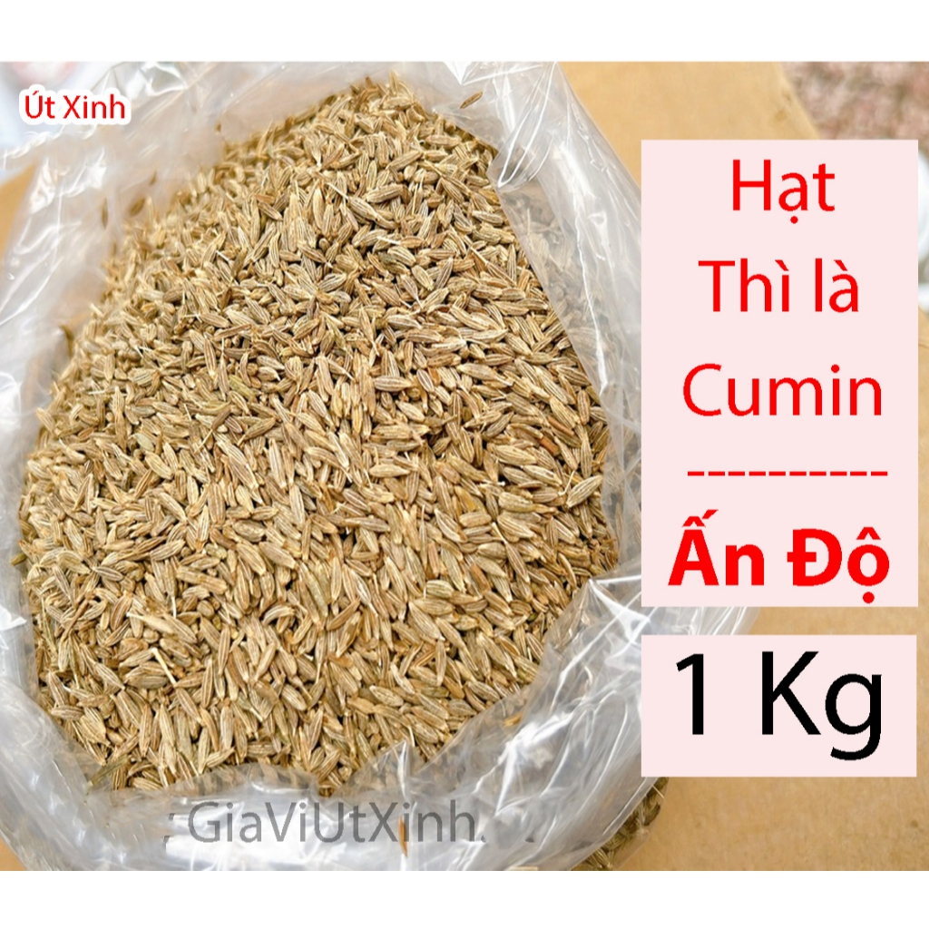 HẠT THÌ LÀ CUMIN 1KG – CUMIN WHOLE ẤN ĐỘ – HẠT XIROM NGUYÊN CHẤT