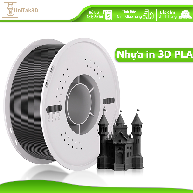 UniTak3D Nhựa in 3D PLA 1.75mm 1kg 1.75mm Có thể được sử dụng trực tiếp in Bambu LAB Basic thông số PLA