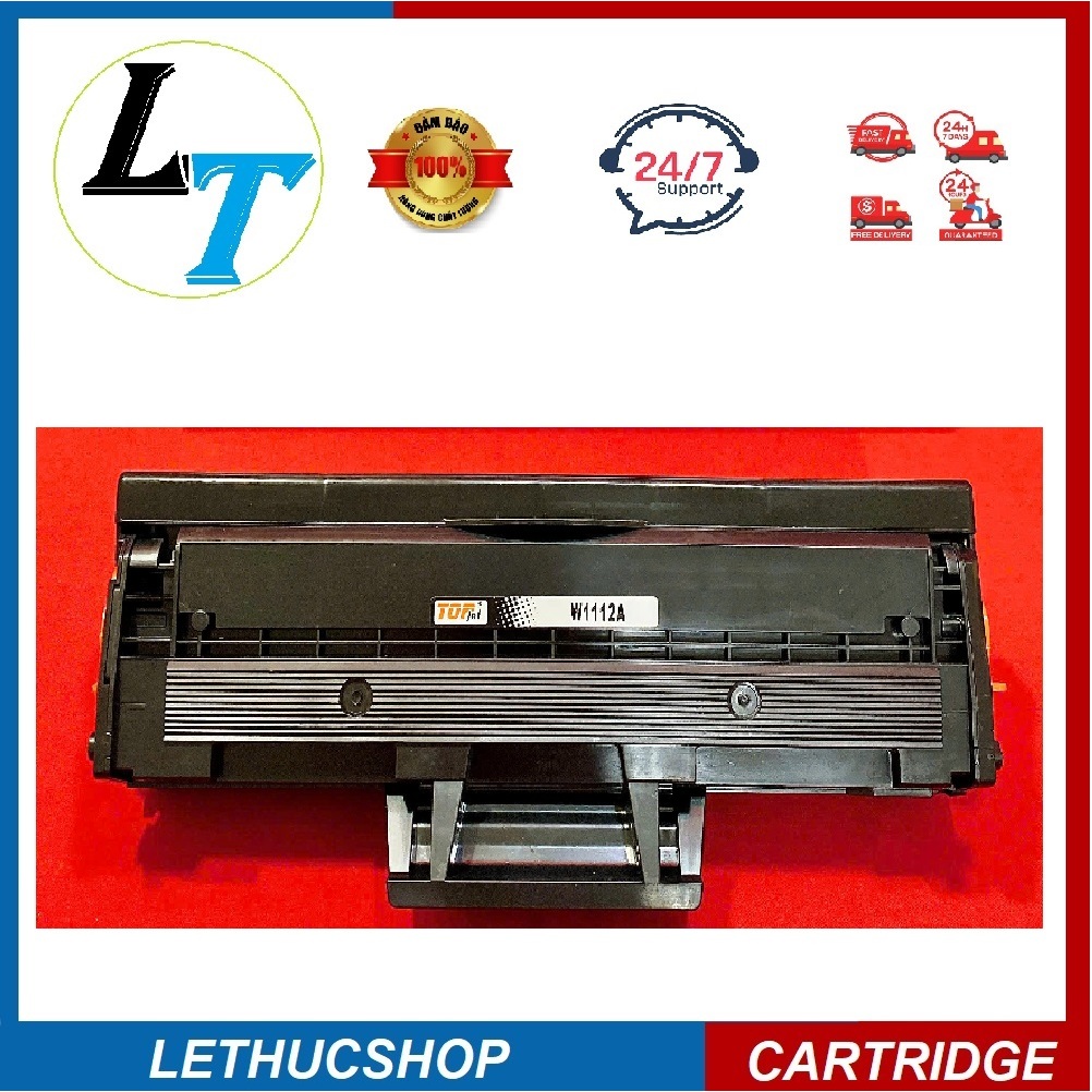 Hộp mực máy in HP 108a/ 108w/ MFP136a/ 136w/ 136nw / 138fnw (mã mực 110A/ W1112A) có chip cao cấp.