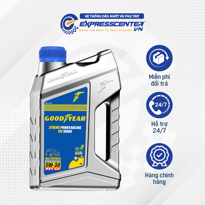 Dầu Nhớt Xe Oto Goodyear Xtreme Power Racing FX 10000 5W30 4L