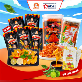 [Tặng 2 gói chấm] Combo SONG GÀ SONG BIM: 10 loại chân + 1 bim bim tăm cay+ 1 hũ đùi gà M79