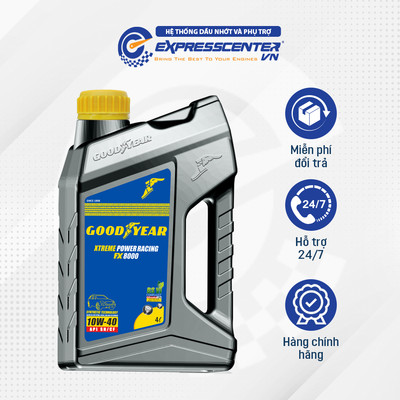 Dầu Nhớt Xe Oto Goodyear Xtreme Power Racing FX 8000E 10W40 4L