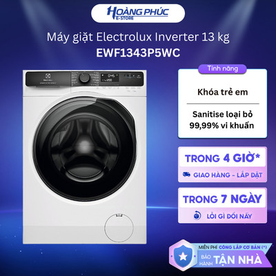 Máy Giặt Electrolux Inverter 13 kg EWF1343P5WC  {Toàn Quốc}