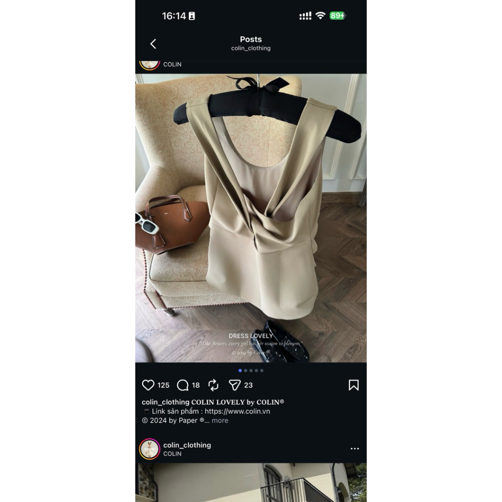Đầm Colin cond 98%