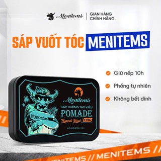 Sáp vuốt tóc Menitems, sáp tóc giữ nếp, tạo kiểu tự nhiên lên đến 10H, nước hoa lưu hương lâu 100g