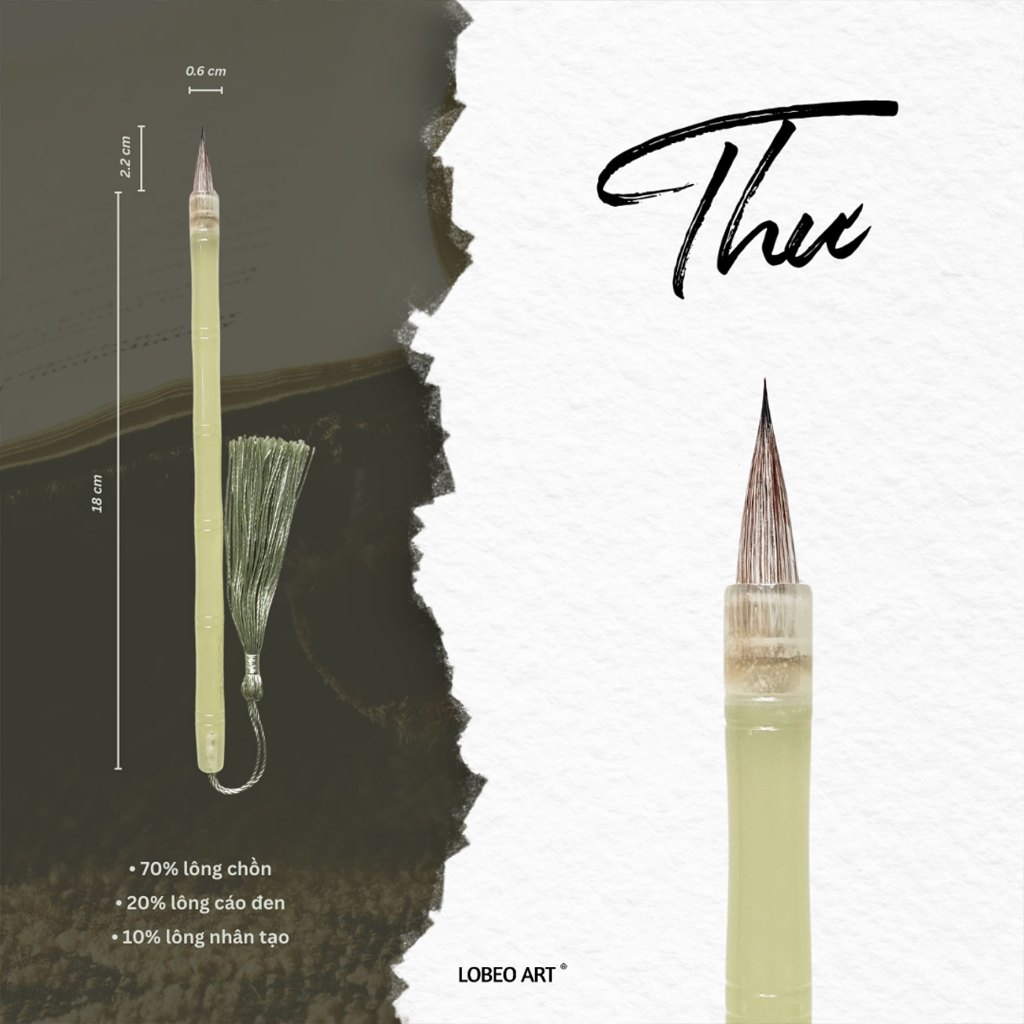 [LOBEO] Cọ thư pháp Lobeo - Thư