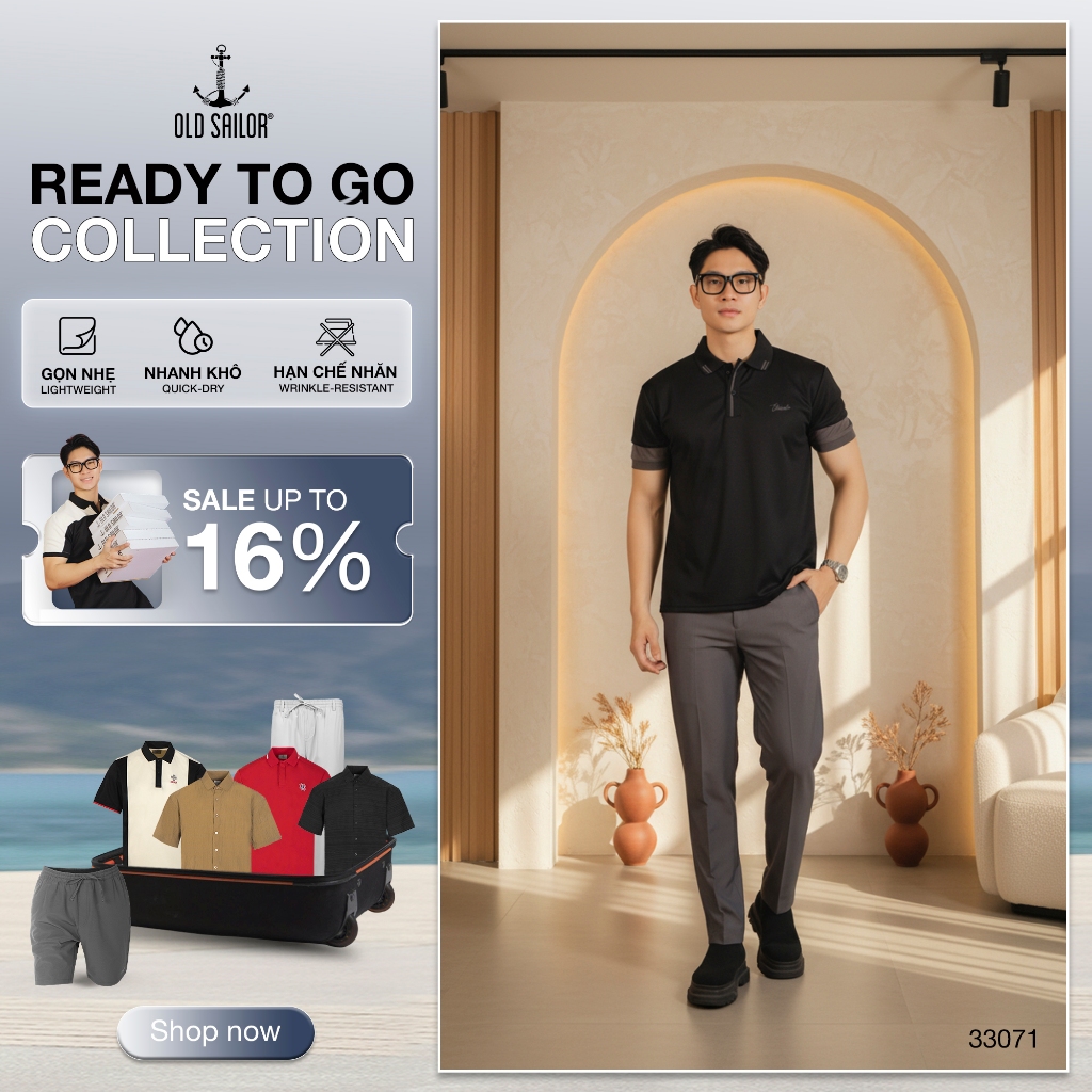Áo Polo Nam Old Sailor Basic – 33071