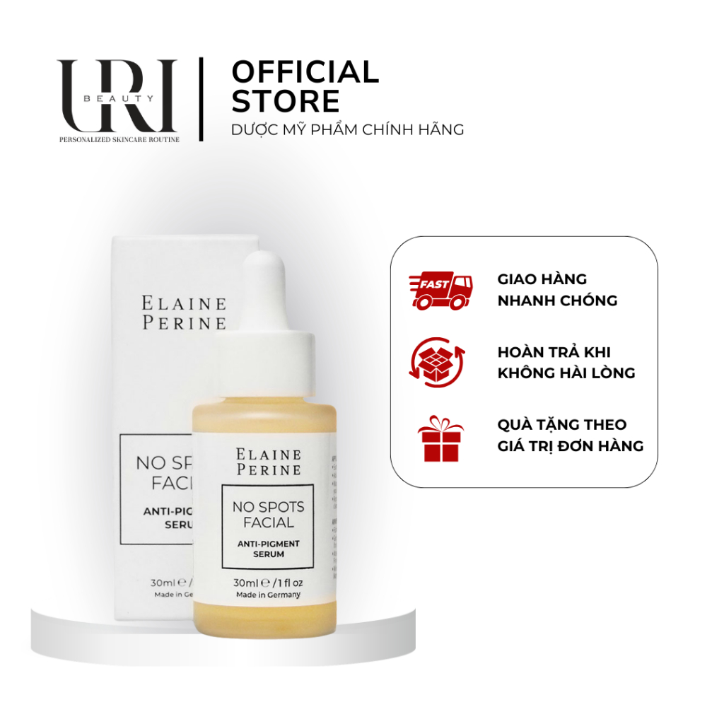 [Chính Hãng] ELAINE PERINE No Spots Facial Anti-Pigment Serum – Serum Dưỡng Sáng Da 30ml