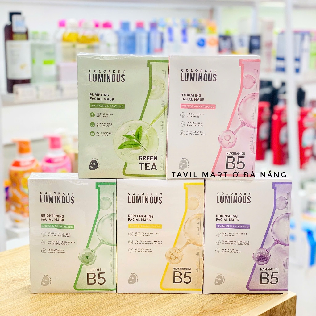 Mặt Nạ Colorkey Luminous Hộp 10 Miếng