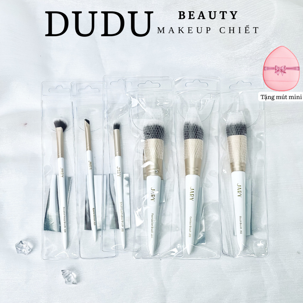 Cọ trang điểm cao cấp Jary Makeup Brush thuần chay các loại, cọ makeup