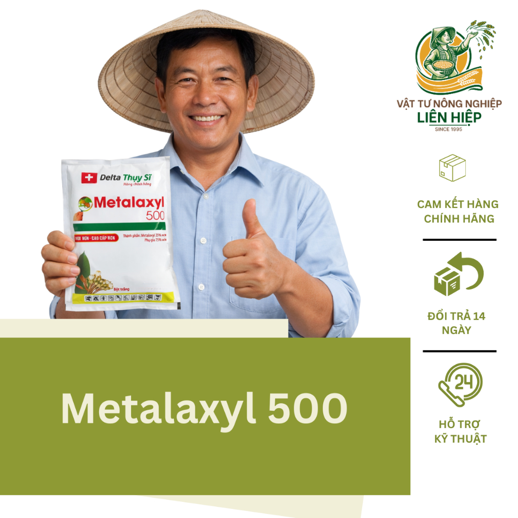[Gói 500g] Metalaxyl 500WP Trừ Nấm Bệnh Hiệu Quả. Sử Dụng Trên Cây Trồng Của Delta Thụy Sĩ
